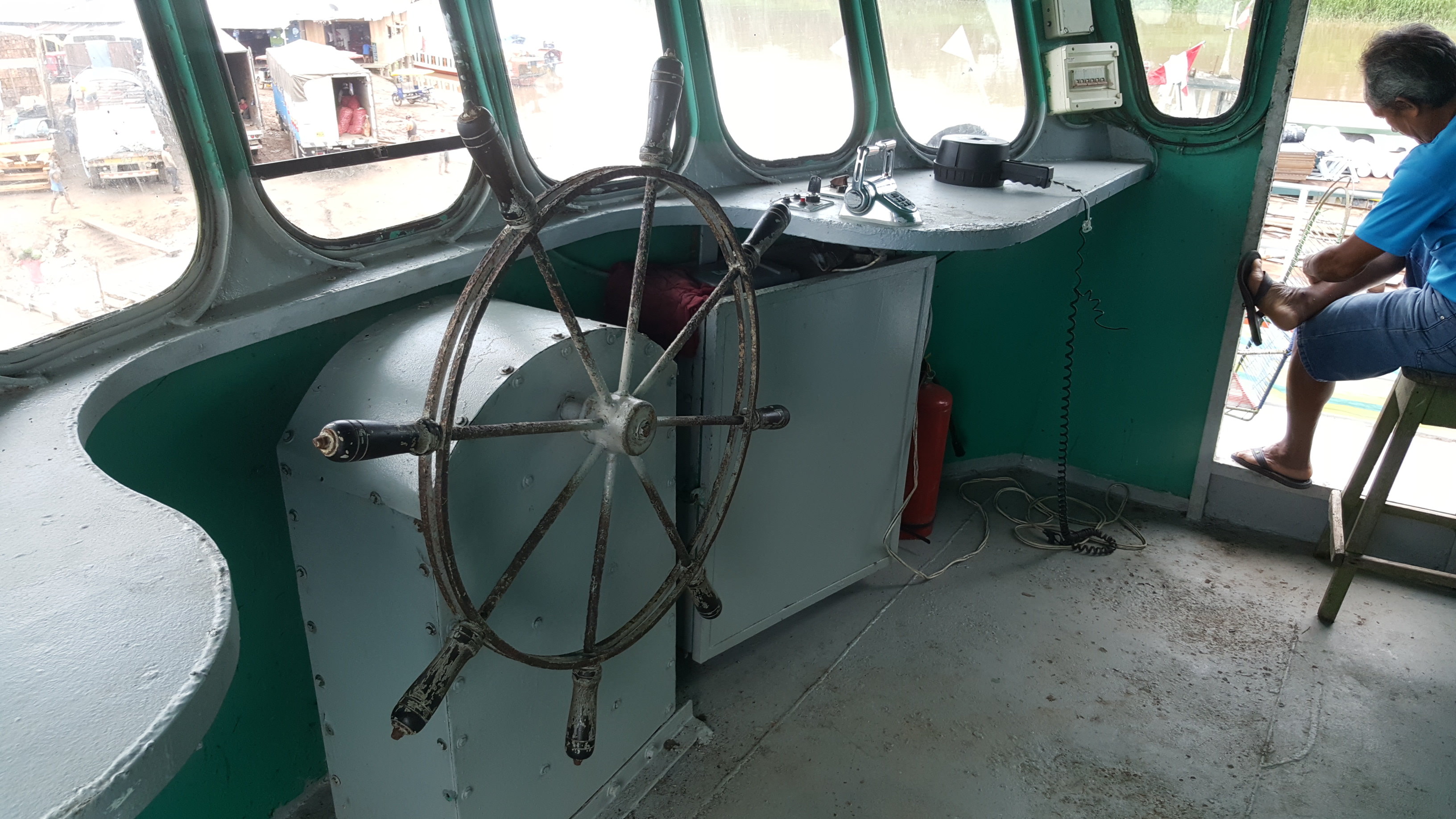 Pic 5 - Keeping it simple. Bridge Equipment on Carlos Antonio - Amazon River.jpg